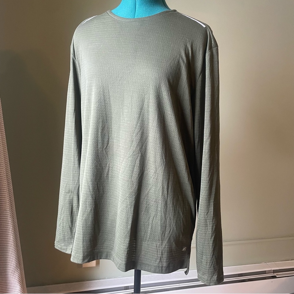 Men's Olive Green Long Sleeve Shirt
